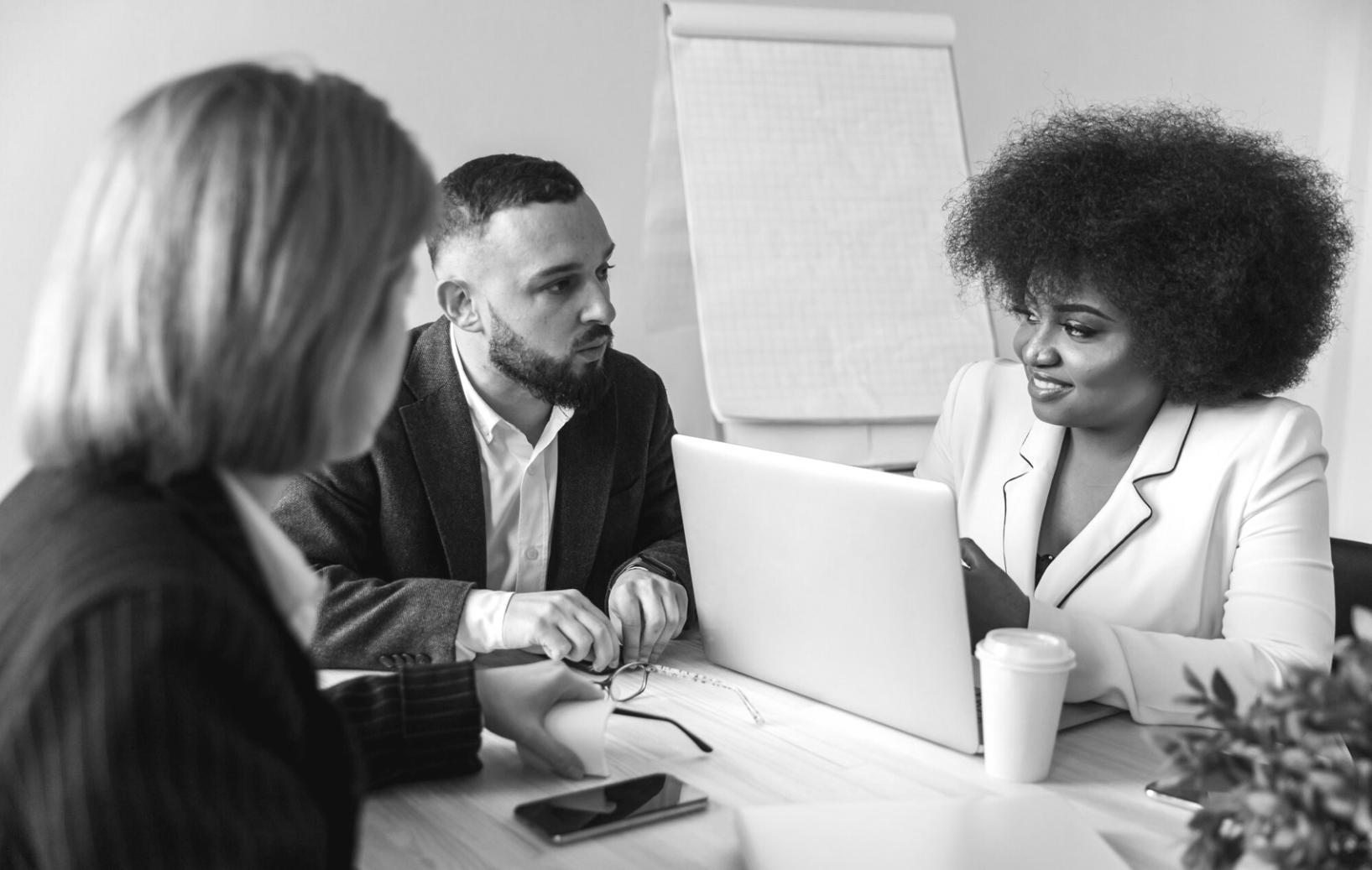 Equipo de zenoravile trabajando en estrategias financieras
